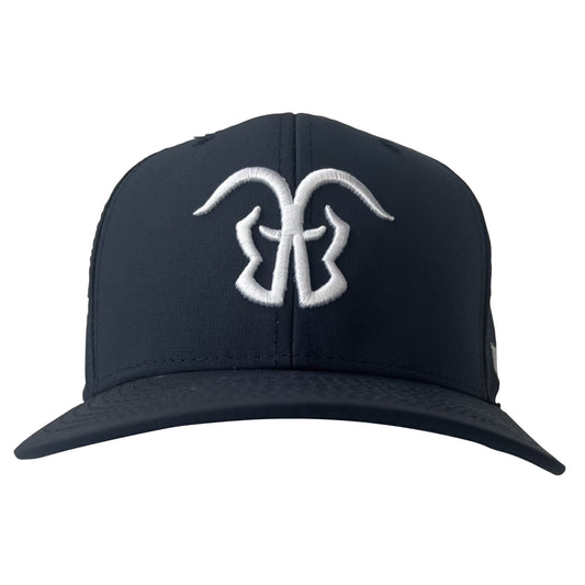 Two G.O.A.T.S. Performance Golf Hat - Navy Blue