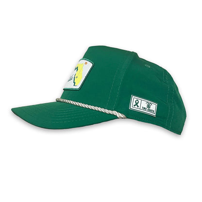 Florida Golf Adjustable Rope Hat - Green