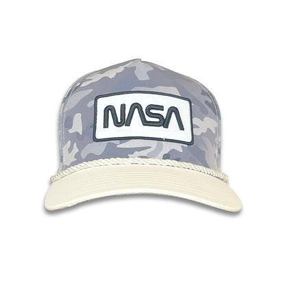 NASA Inspired Hat - Urban Camo with White