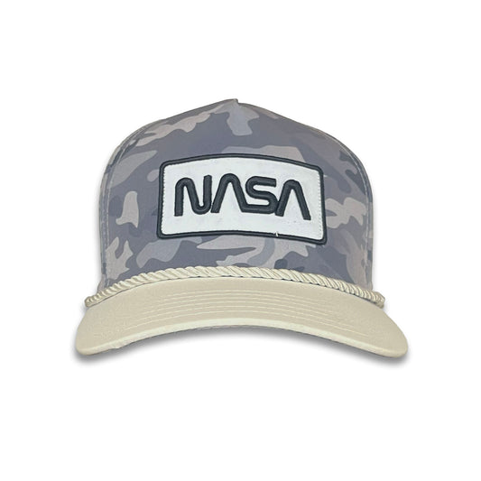 NASA Inspired Hat - Urban Camo with White