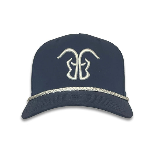 Two GOATS Logo Richardson 258 - Navy