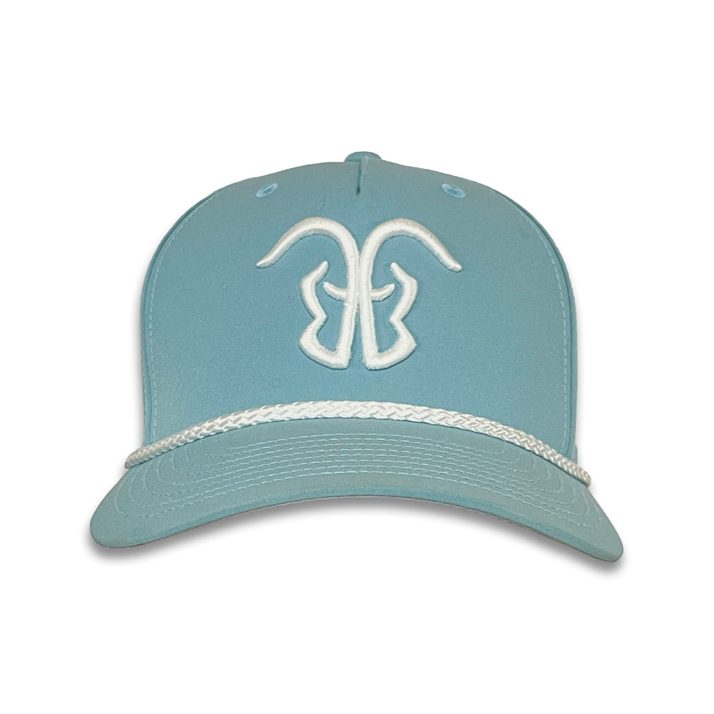 Two GOATS Logo Hat - Smoke Blue